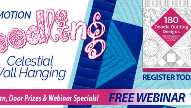 FREE Sulky Webinar – Free Motion Doodling Celestial Wall Hanging