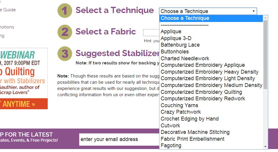 The 1 FAQ What Stabilizer Do I Use? Answered Sulky