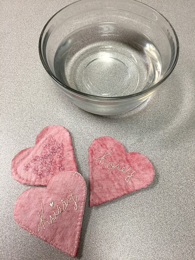 hearts in water 1