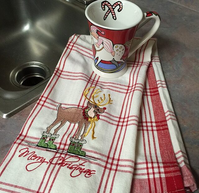 tea towel to make for gift giving