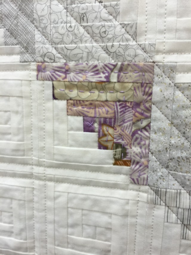 I love the use of hand quilting and machine in this quilt by Letitia Chung and Laurie Grant that won 1st place in Modern Traditionalism.