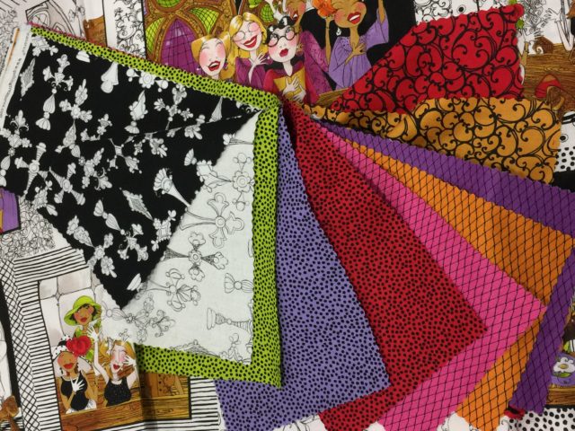 Fabric from Loralie Designs, Church Ladies line