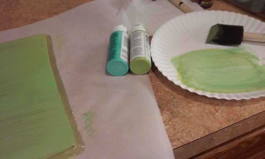 Gelatin Printing on CutAway Plus Sulky