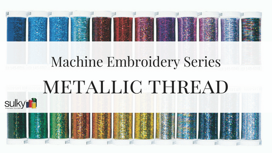 Quick tip for Sewing with Metallic Thread 