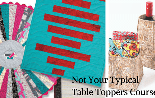 Not Your Typical Table Topper Courses