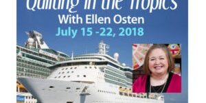 Cruise ship event with quilting theme.