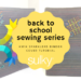 Back to School Sewing Series: Kwik Sparklers Notebook Cover Tutorial