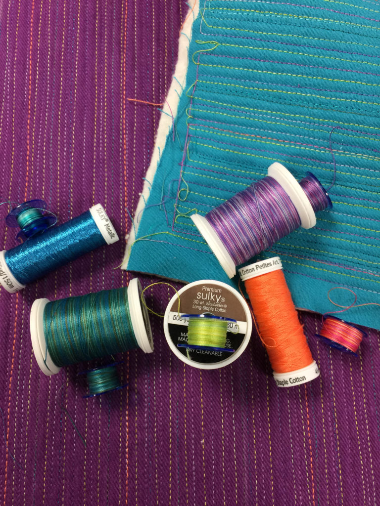 Quilting with Sulky 30 wt. Cotton Blendables Thread