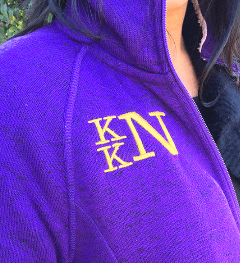 Gift to Sew Monogrammed Fleece Jacket