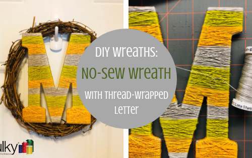 no sew wreath