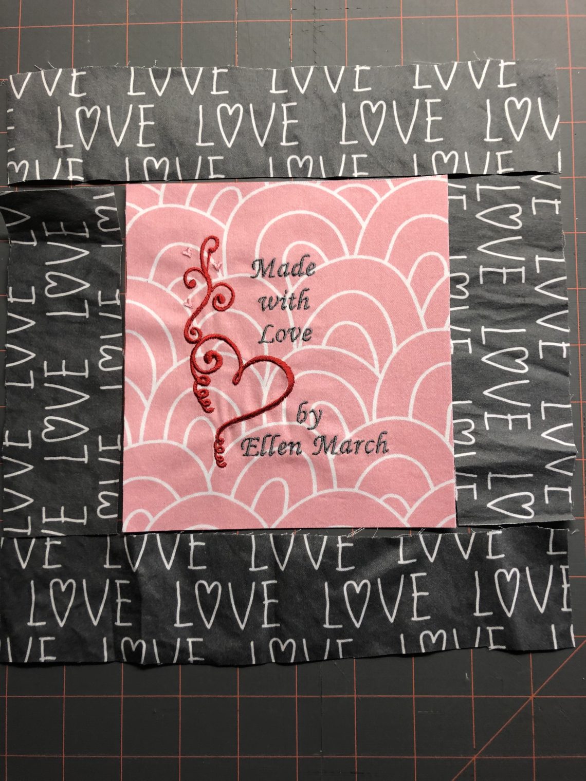 How to Make a Quilt Label with Machine Embroidery Sulky