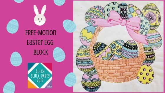 Easter Egg Quilt Block