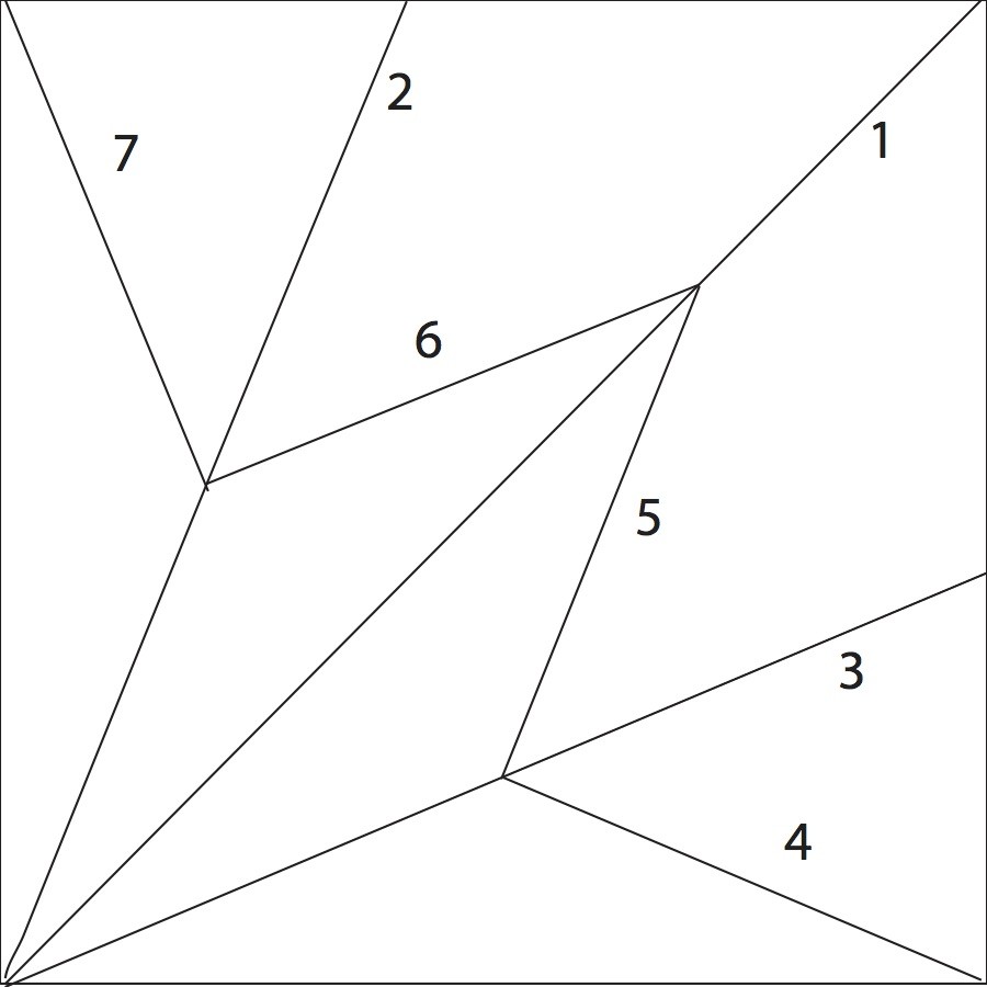 Starline Quilt block diagram