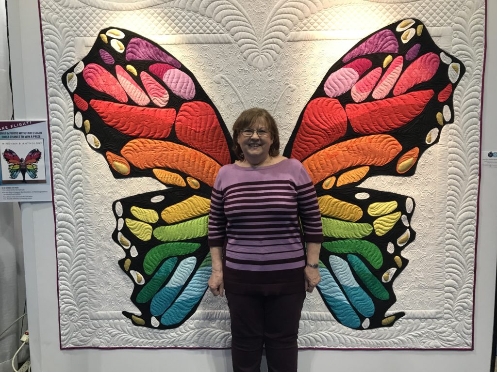 3-D Butterfly machine embroidery inspiration