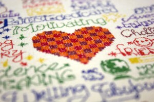 sulky journal cover hug a teacher embroidery design