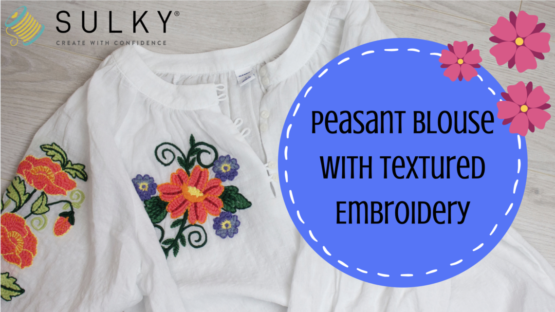 peasant blouse with embroidery