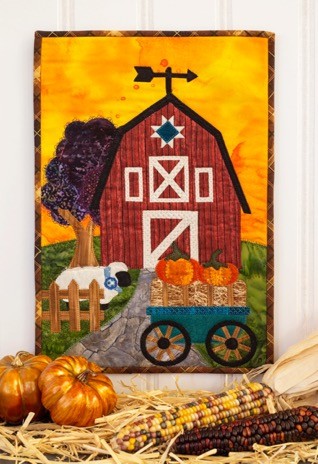 Appliqué Mini Quilt To Make For Fall Harvest Home Decor Sulky