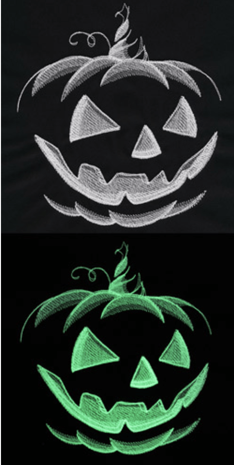 Halloween glow design