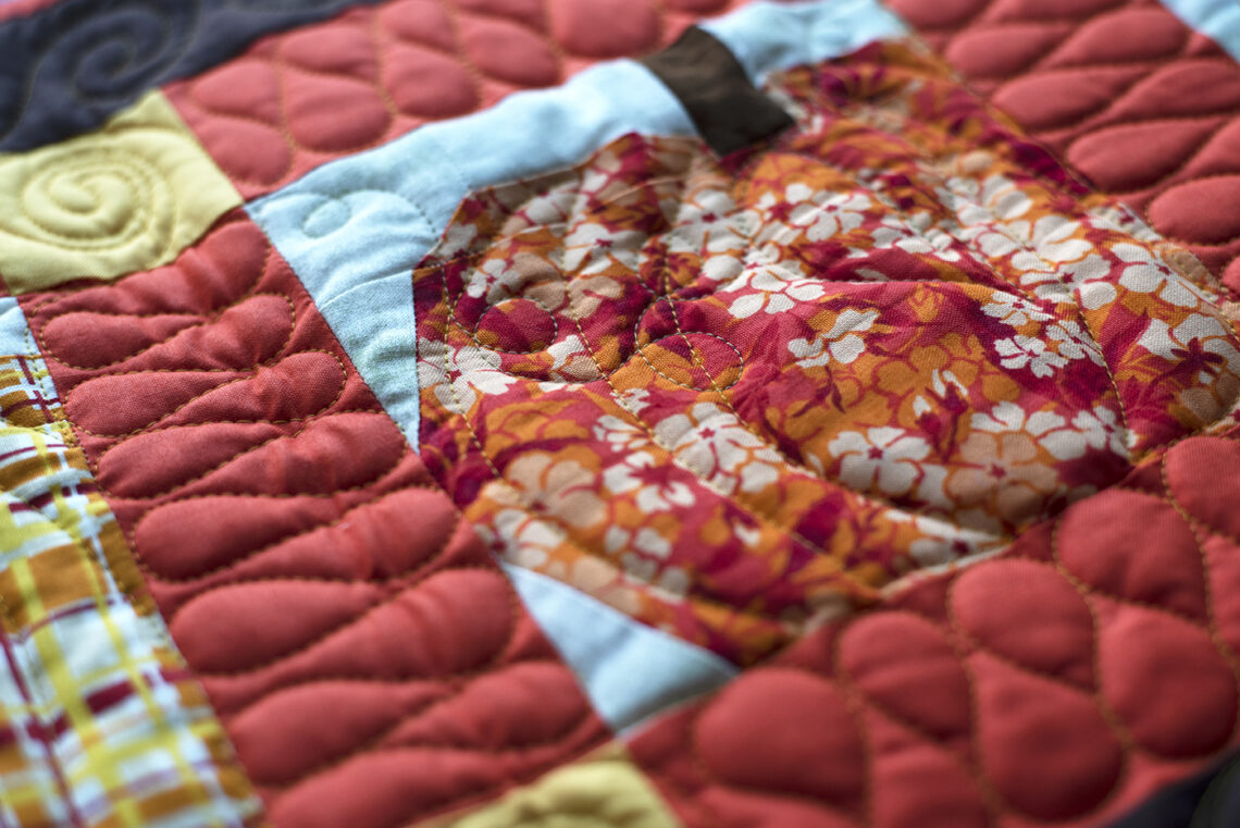 Paper Pieced Pumpkin Table Runner for Fall Decor - Sulky