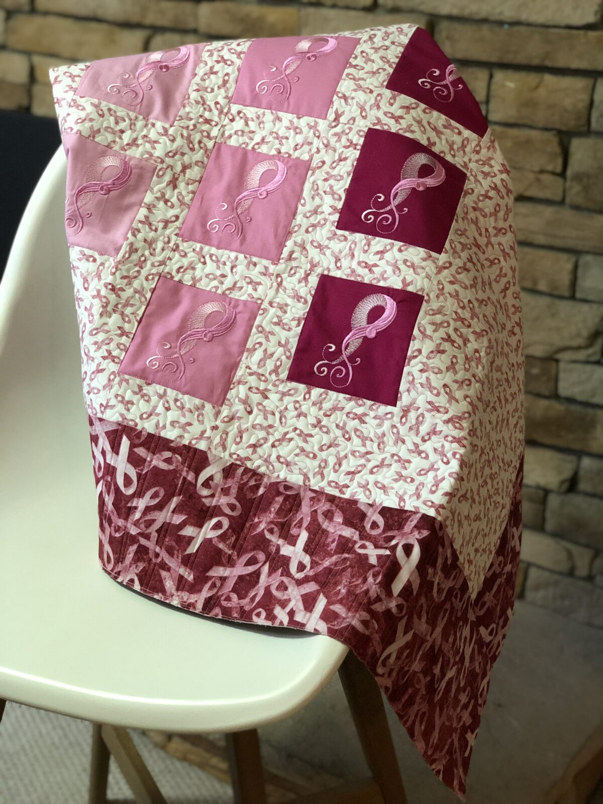 Breast Cancer Quilt Free Pattern For Patients Survivors Sulky