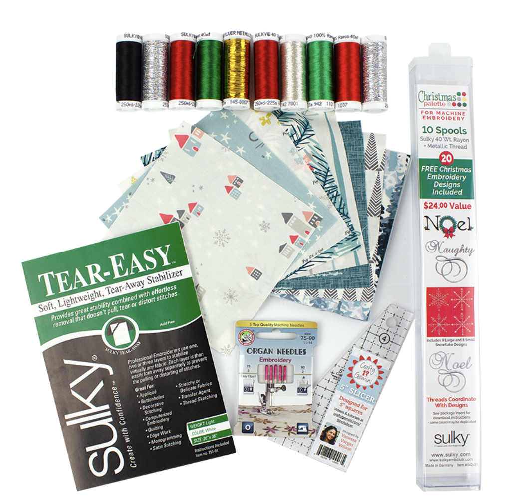 Winter Pinnacle Table Runner Kit contents