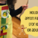 kid holiday apron pattern