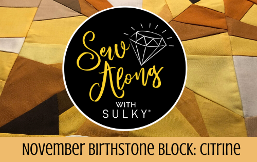 November Birthstone Block: Citrine