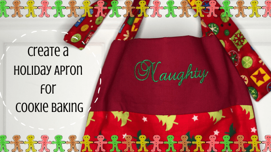 Holiday Apron for Cookie Baking