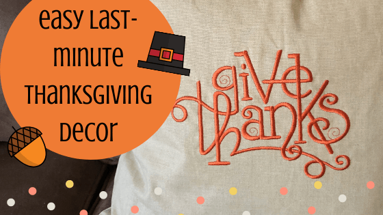 give thanks pillow