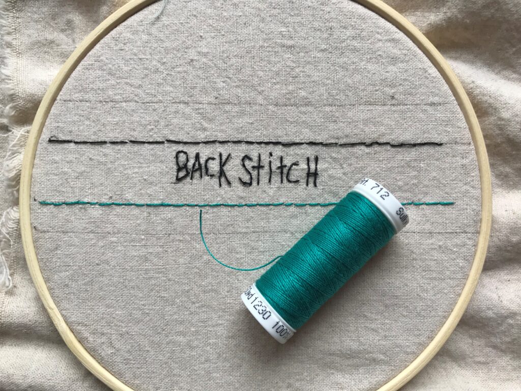 backstitch basic hand embroiderystitches