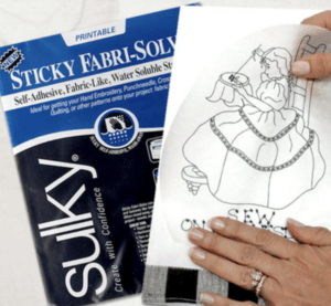 sticky fabri-solvy for quilting