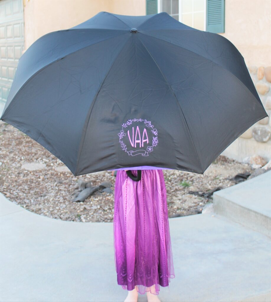 embroidered umbrella for mother's day