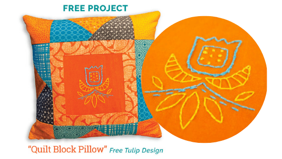 free quilt pillow project