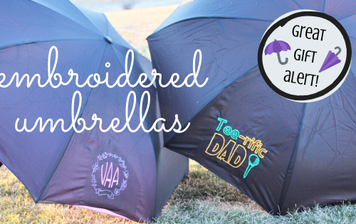 embroidered umbrellas
