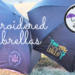 embroidered umbrellas