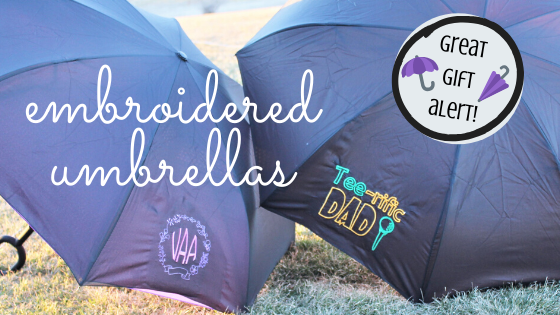 embroidered umbrellas