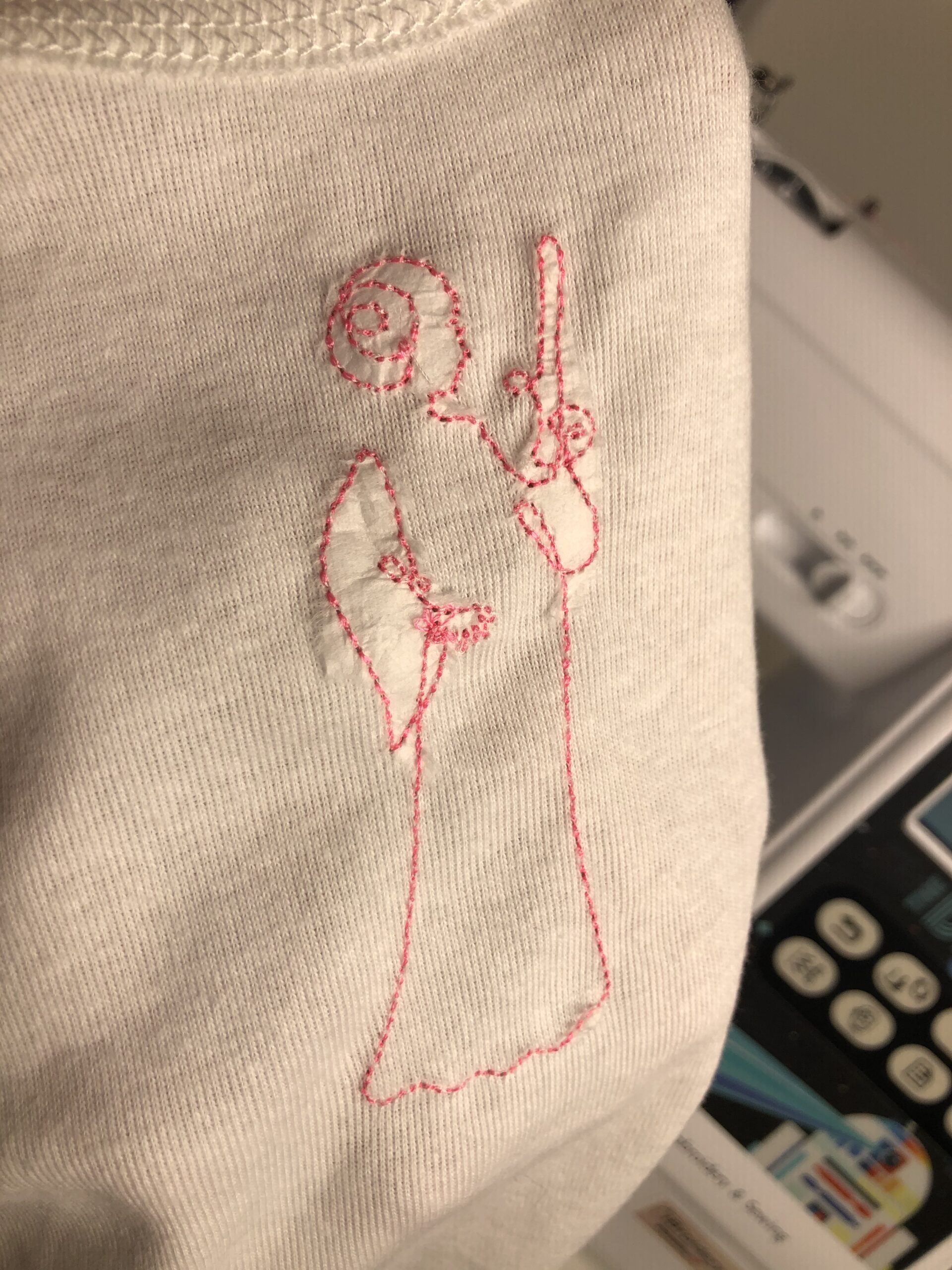 princess Leia embroidery