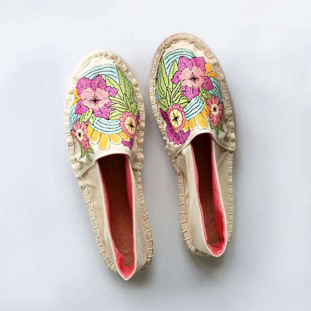 Embroidery on Shoes: Embellishments by Hand & Machine - Sulky