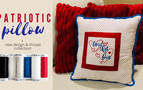 Patriotic Pillow Project