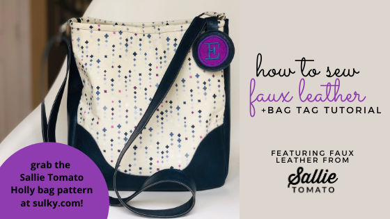 how to sew faux leather
