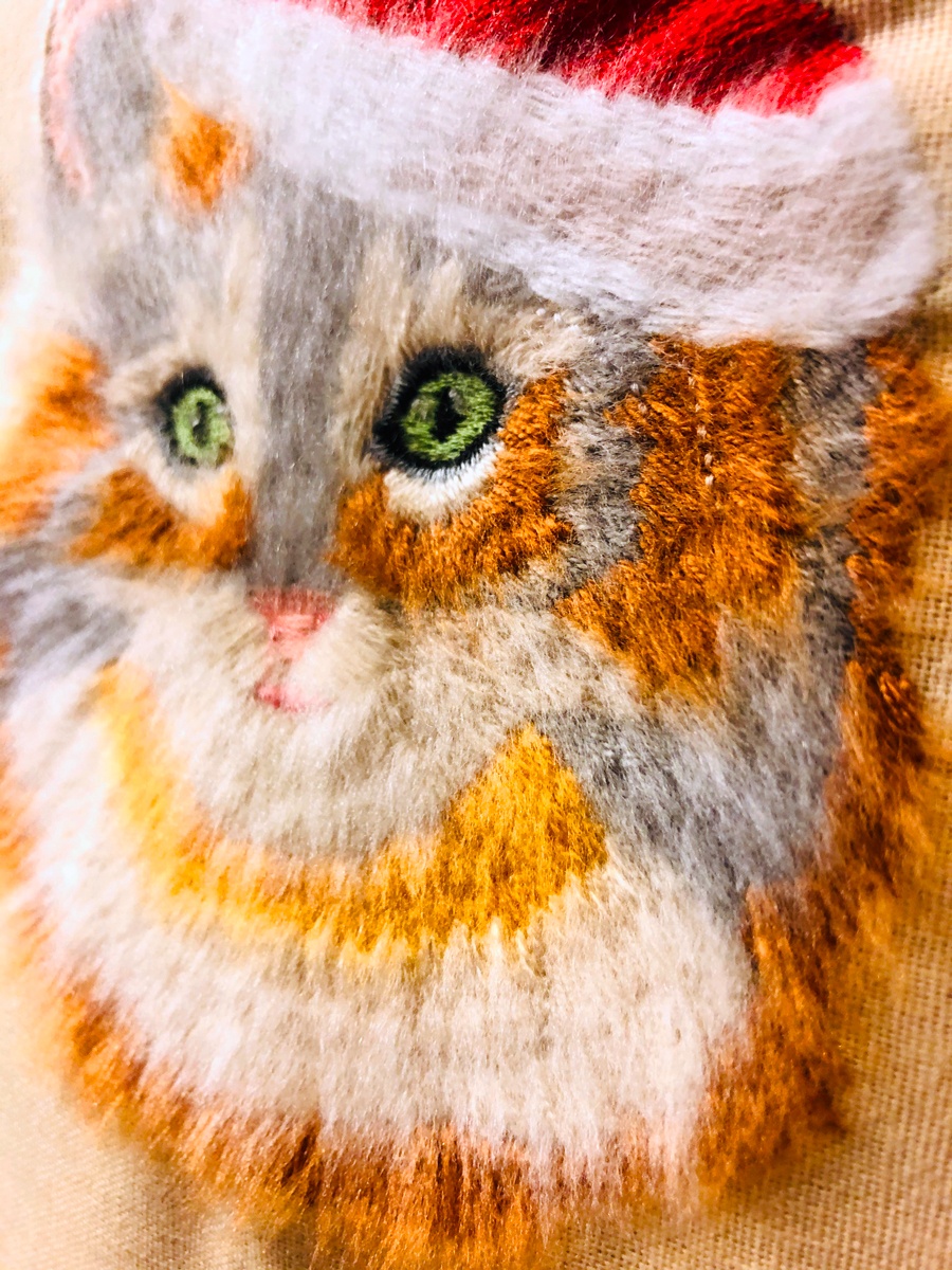 Pretty Cat Machine Embroidery Design – Goldilocks Designs