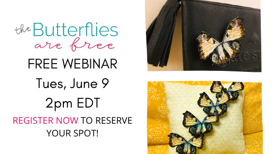 Butterflies in the Hoop Webinar