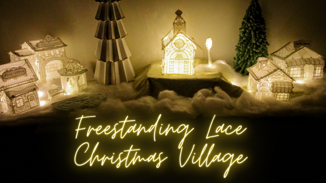 Freestanding Lace Christmas Village