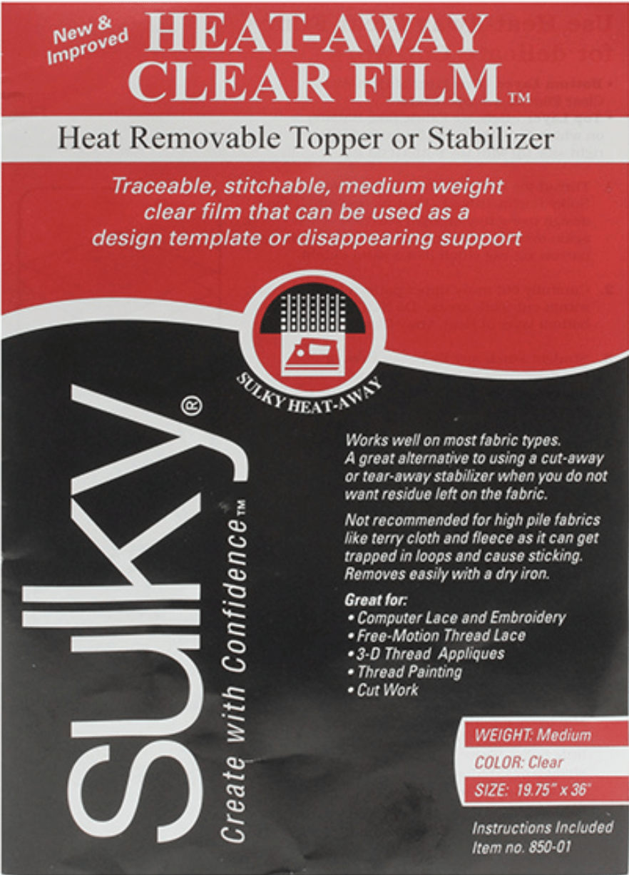 Sulky Paper Solvy Water Soluble Fabric stabilizer, 8  