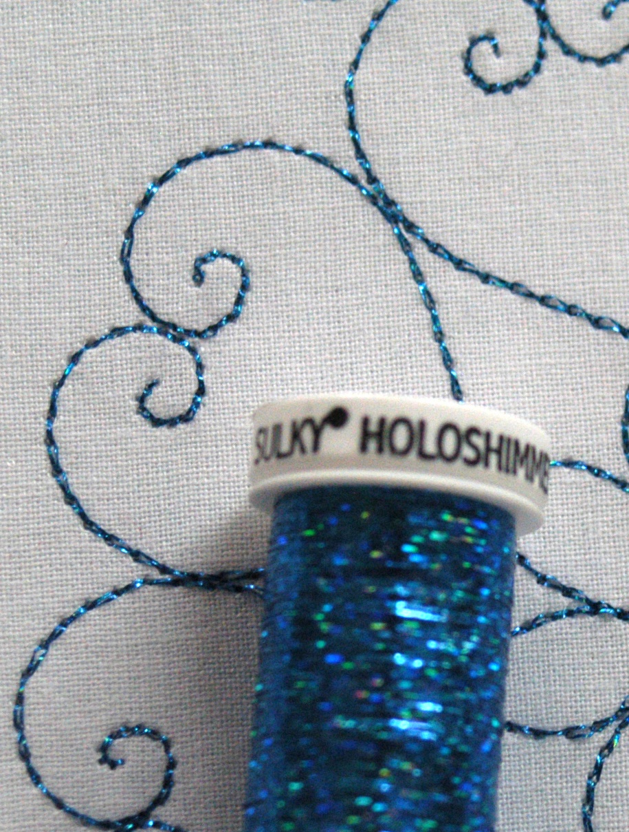 How to sew with holoshimmer metallic thread