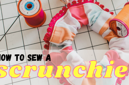 how to sew a scrunchie