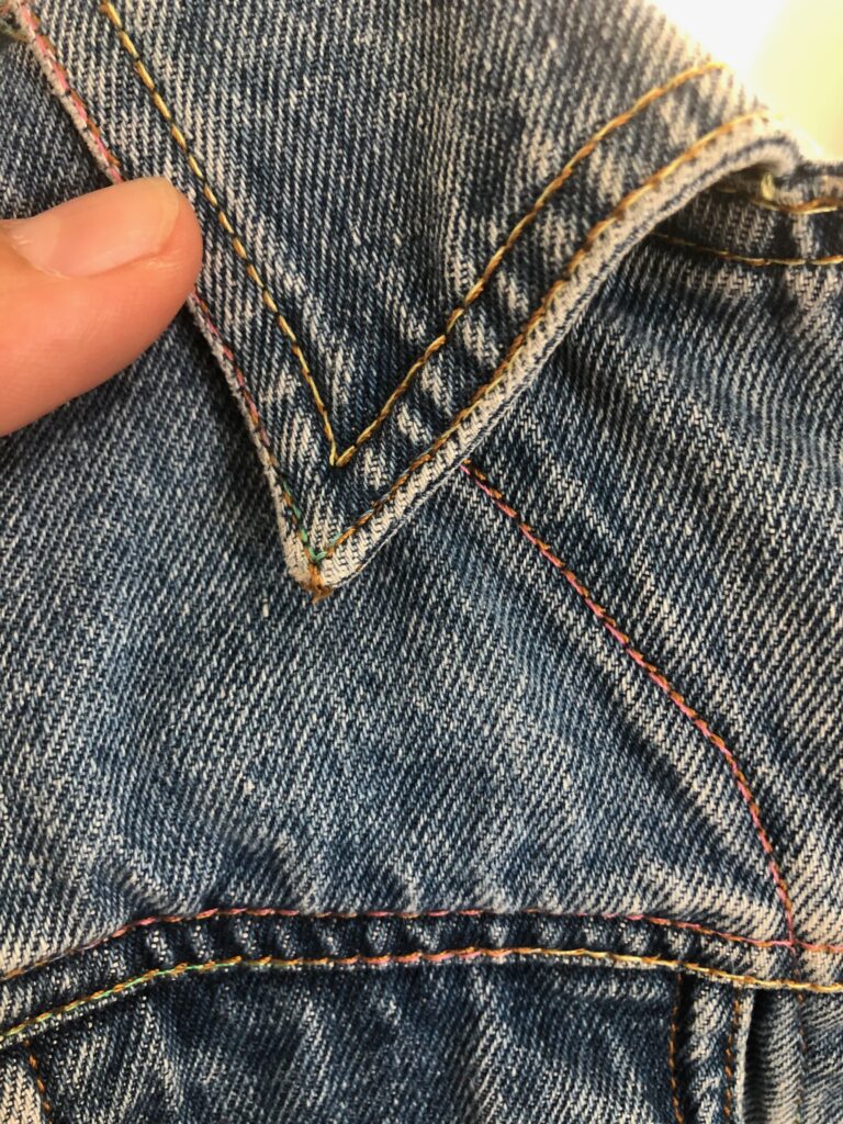 denim topstitching with Blendables