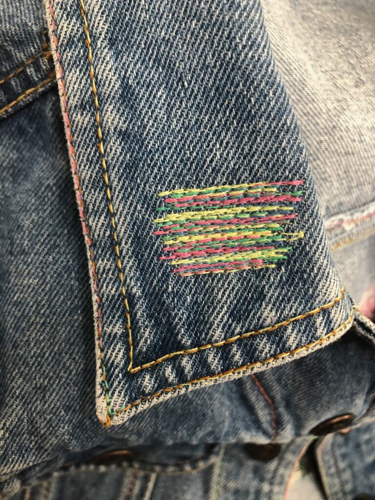 topstitching with Blendables thread
