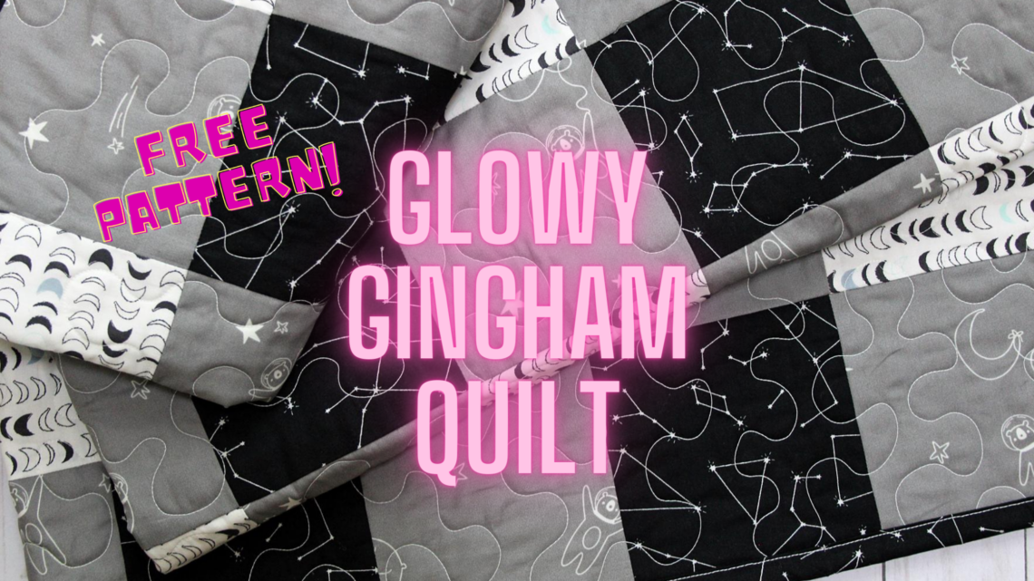 glowy gingham quilt
