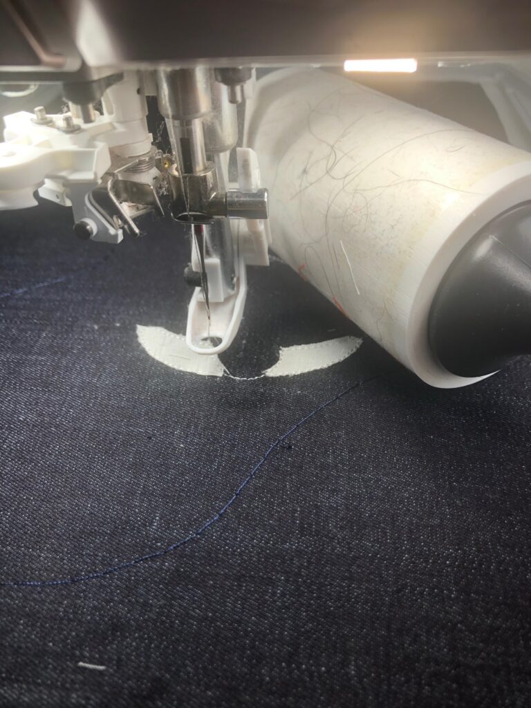 use a lint roller to help with fabric fray